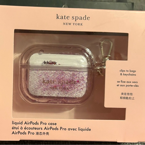 kate spade Sparkling Pink AirPods Pro Case - Picture 5 of 7